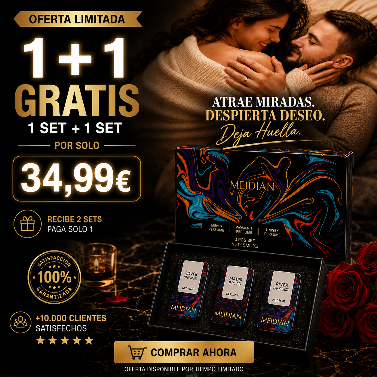 Set 3 Perfumes con Feromonas