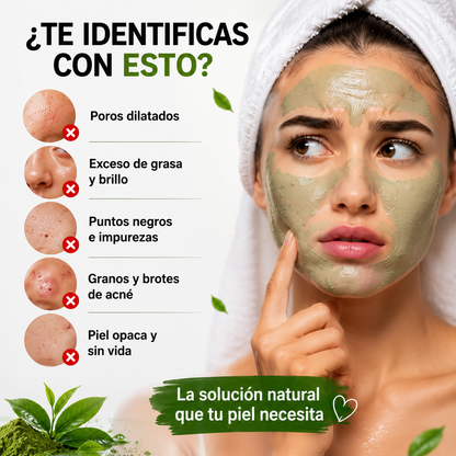Stick Purificante de Té Verde para Poros y Puntos Negros